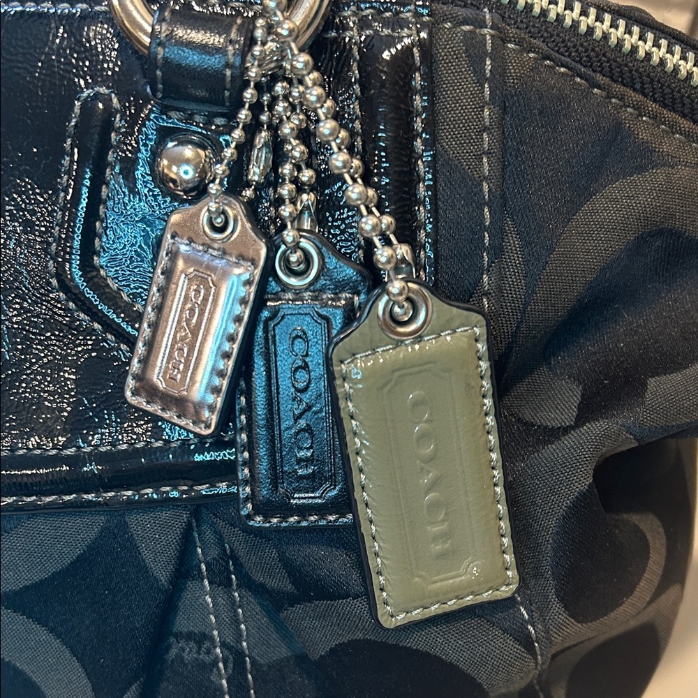 Coach Y2K Madison Olive and Black Signature Satchel - Picture 3 of 15